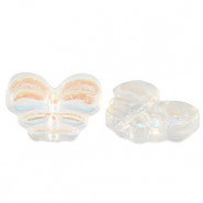Abalorio de cristal 15mm Mariposa - Cristal ab